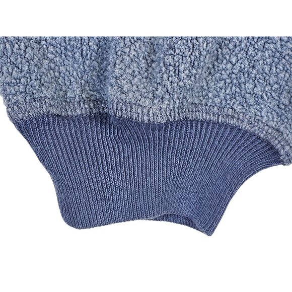 The Great Sherpa Floral Embroidered Cropped Sweatpants Size 0 Blue - Picture 10 of 10